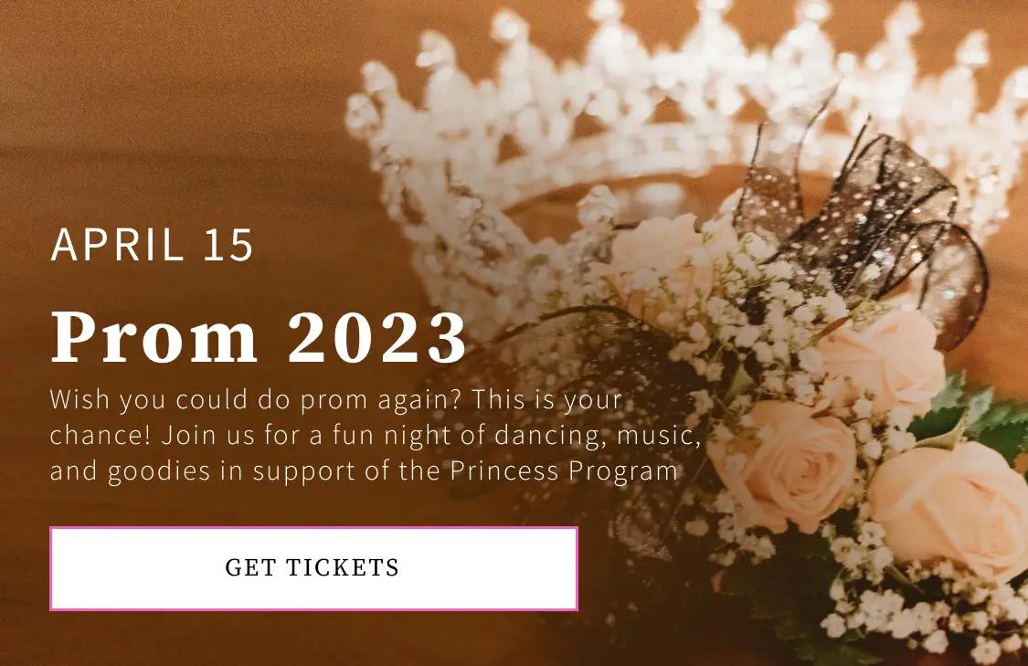 "Prom 2023" banner for mobile